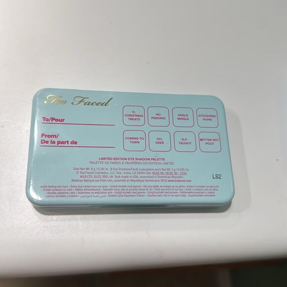 Too Faced Secret Santa Mini Eyeshadow Palette (Limited Edition) - Picture 7 of 8